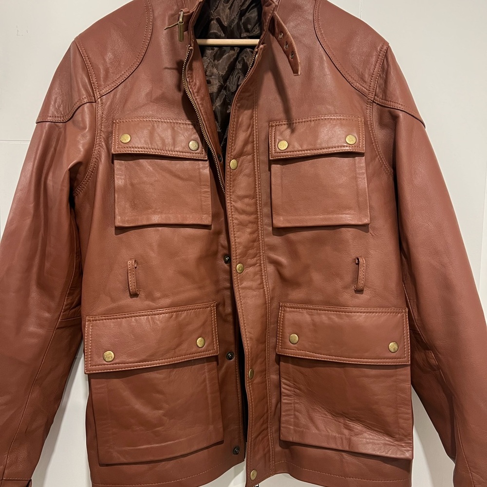 Men's Brown Leather Jacket